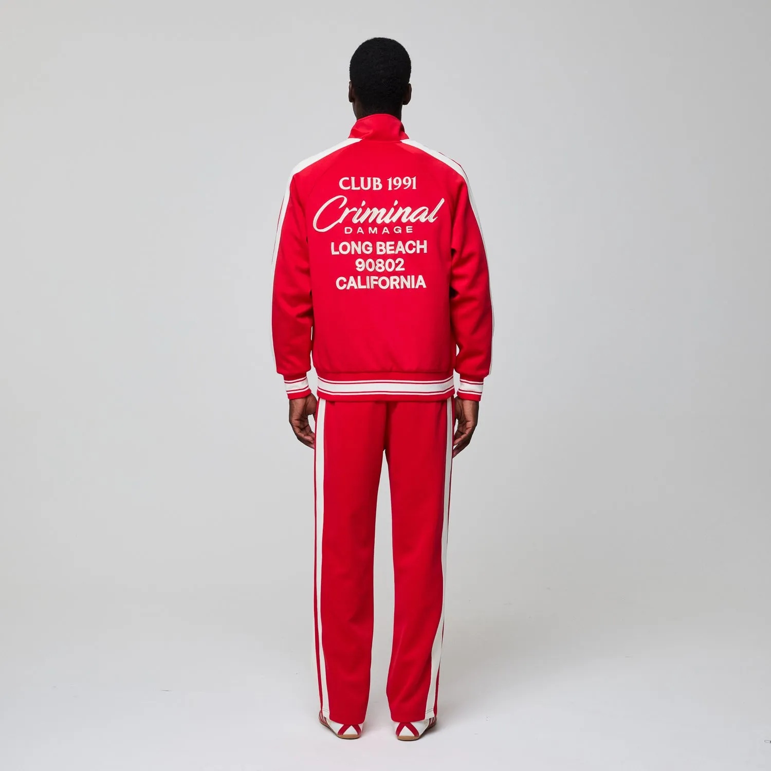 PIN TUCK HALF ZIP TRACK TOP sold by Criminal Damage product image thumbnail 4