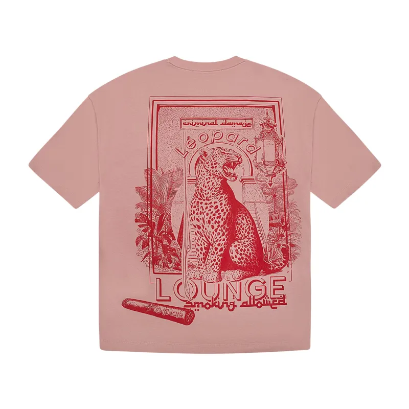 LEOPARD LOUNGE T-SHIRT sold by Criminal Damage