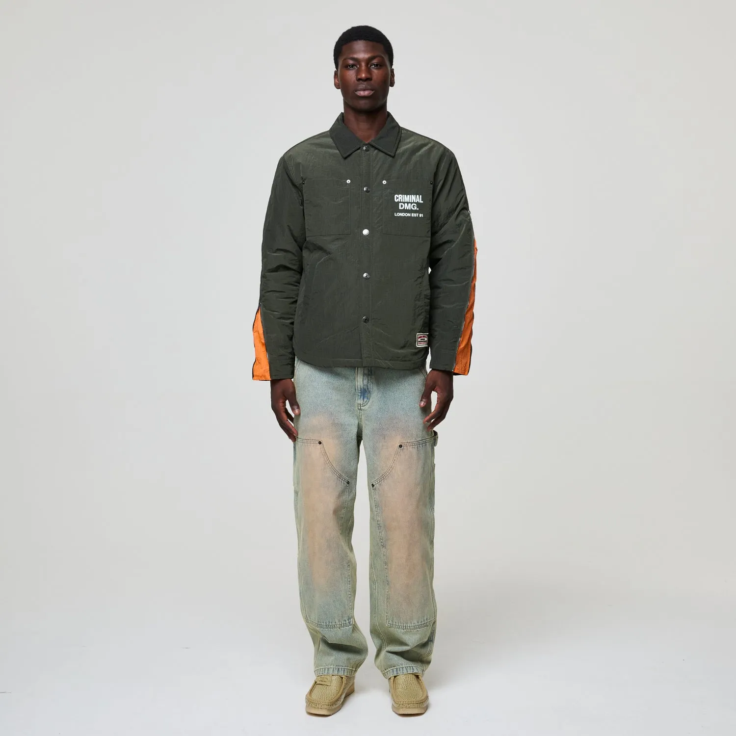 PADDED NYLON SHIRT sold by Criminal Damage product image thumbnail 2