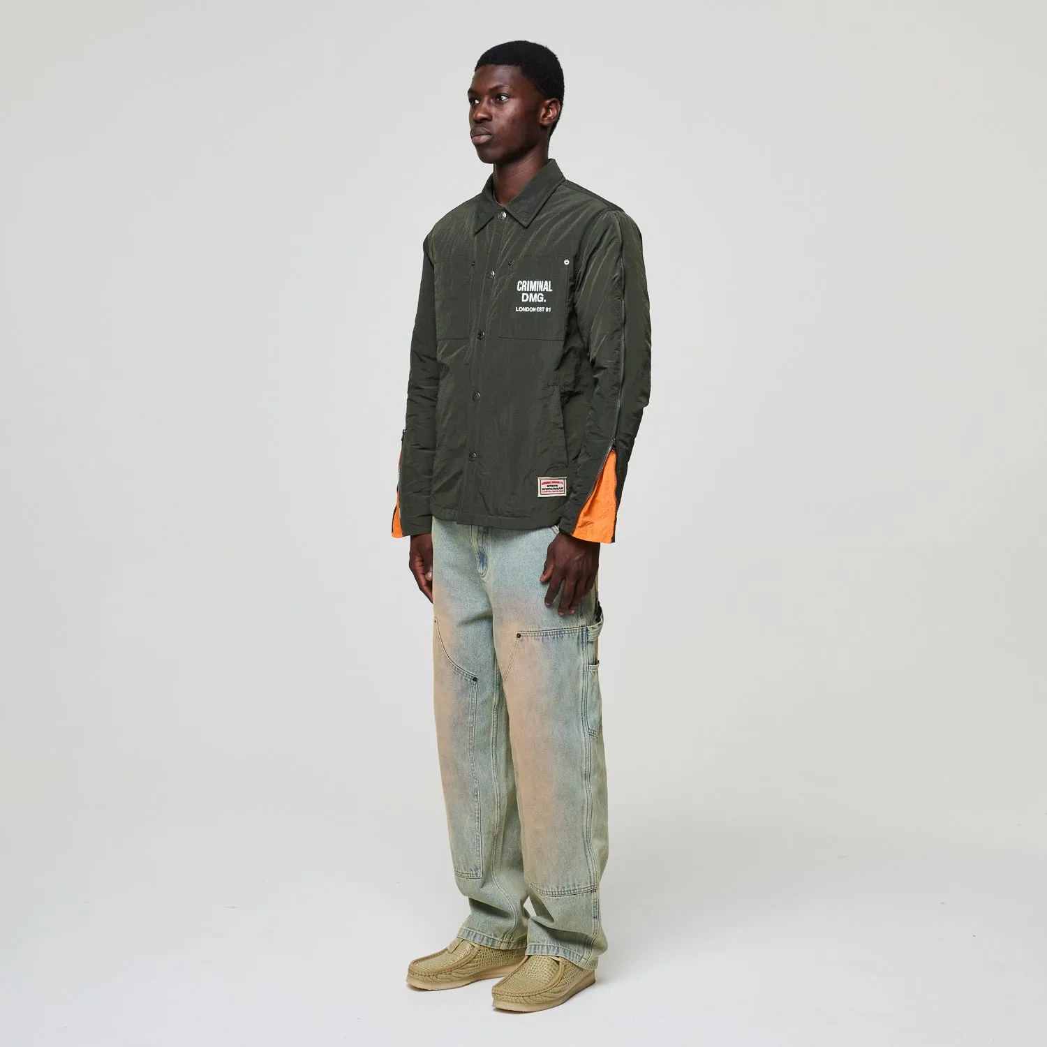 PADDED NYLON SHIRT sold by Criminal Damage product image thumbnail 3