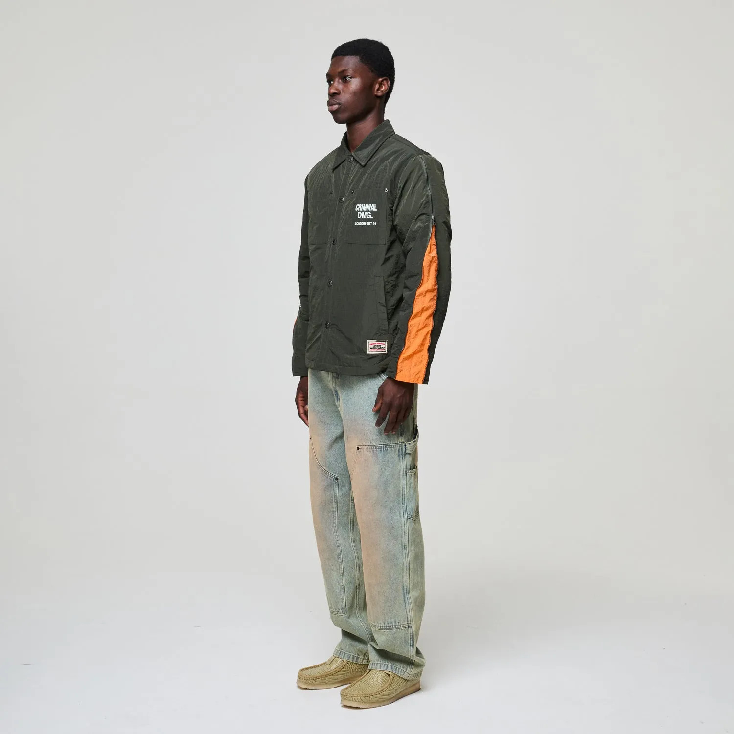 PADDED NYLON SHIRT sold by Criminal Damage product image thumbnail 4