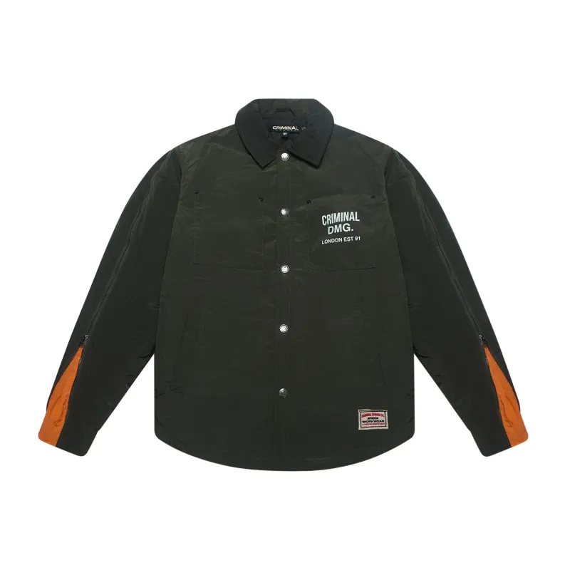 PADDED NYLON SHIRT made by Criminal Damage