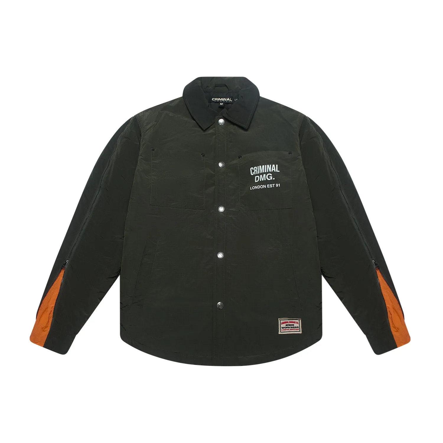 PADDED NYLON SHIRT sold by Criminal Damage