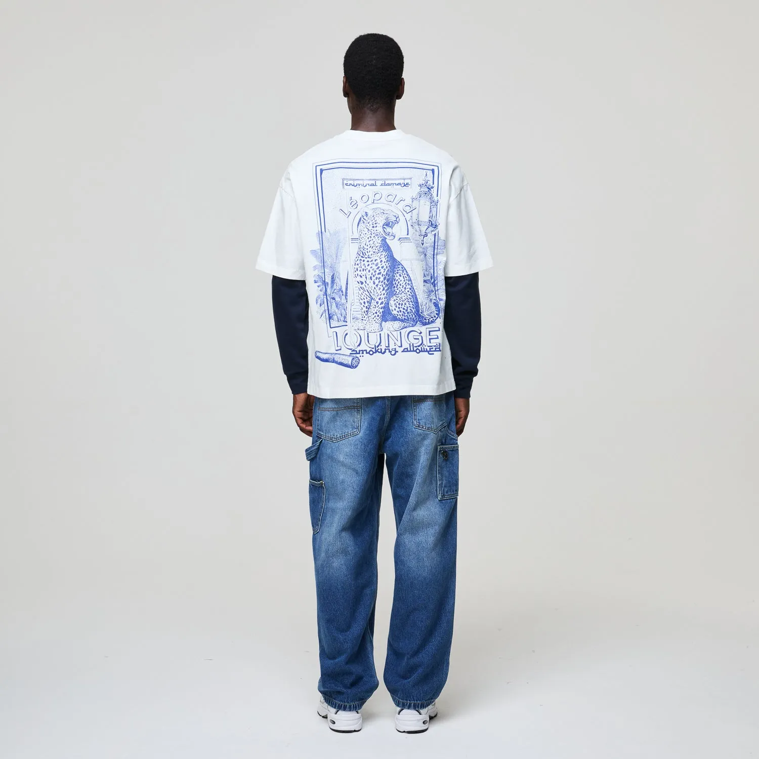 LEOPARD LOUNGE T-SHIRT sold by Criminal Damage product image thumbnail 4