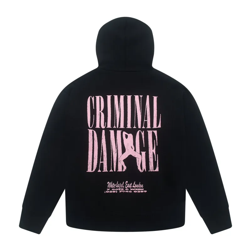 STRIPTEASE KNITTED HOODIE sold by Criminal Damage