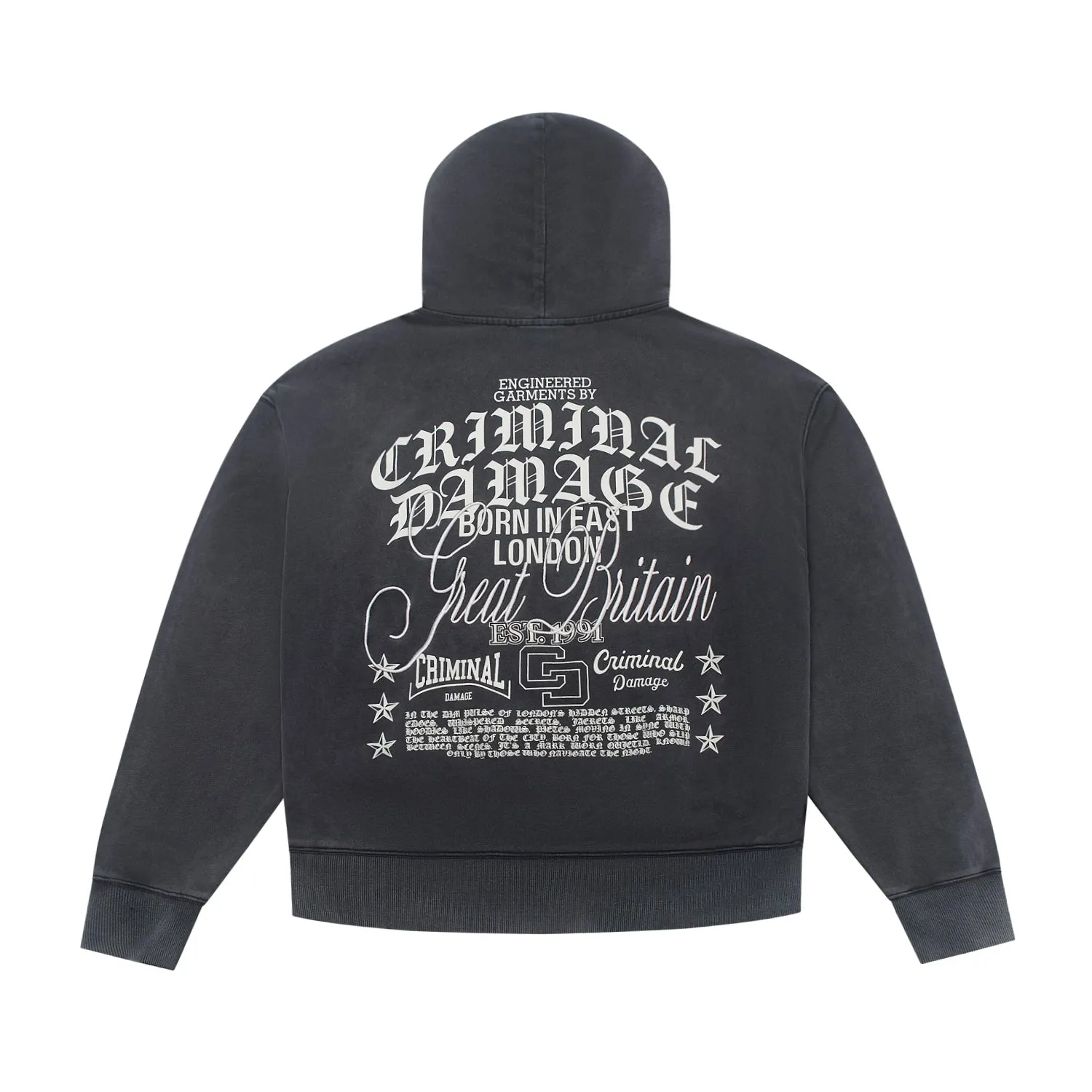 LOGO MANIA HOODIE sold by Criminal Damage