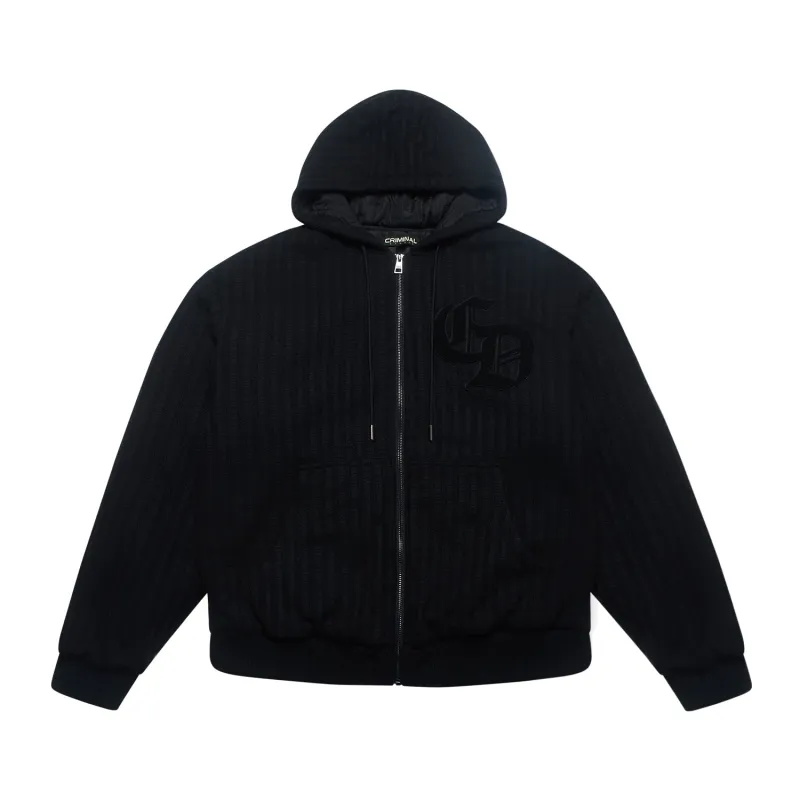 STANFORD KNITTED HOODIE made by Criminal Damage