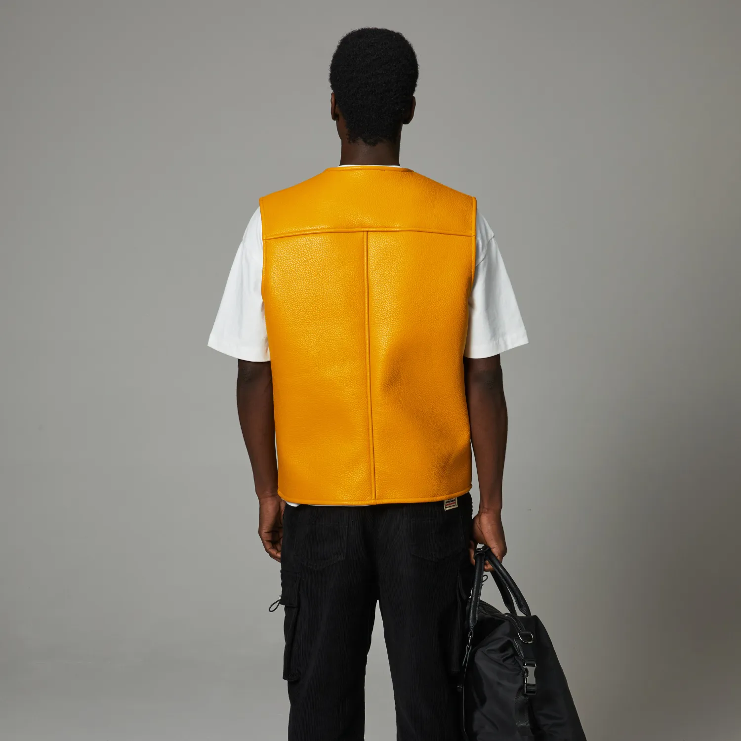 LEATHER CARPENTER VEST sold by Criminal Damage product image thumbnail 4