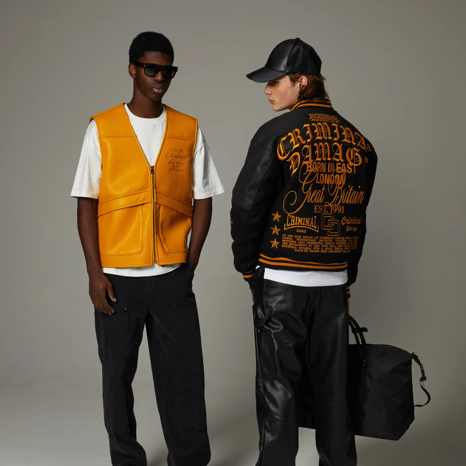 LEATHER CARPENTER VEST sold by Criminal Damage product image thumbnail 5