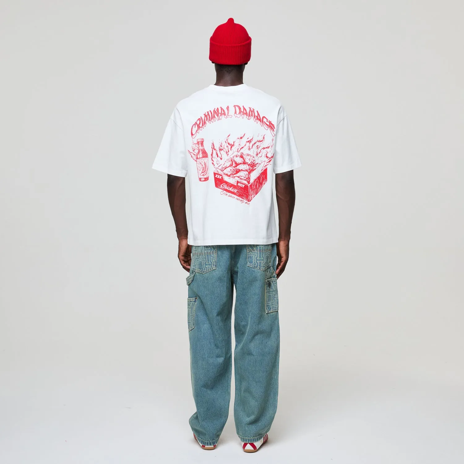HOT WINGS T-SHIRT sold by Criminal Damage product image thumbnail 4