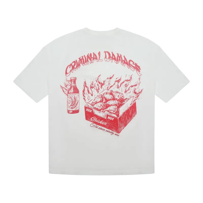 HOT WINGS T-SHIRT made by Criminal Damage