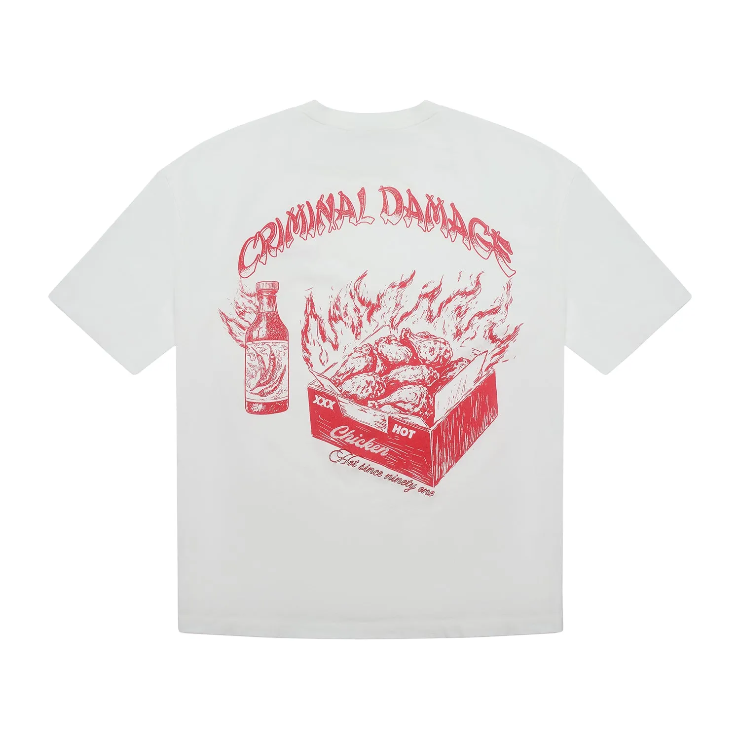 HOT WINGS T-SHIRT sold by Criminal Damage