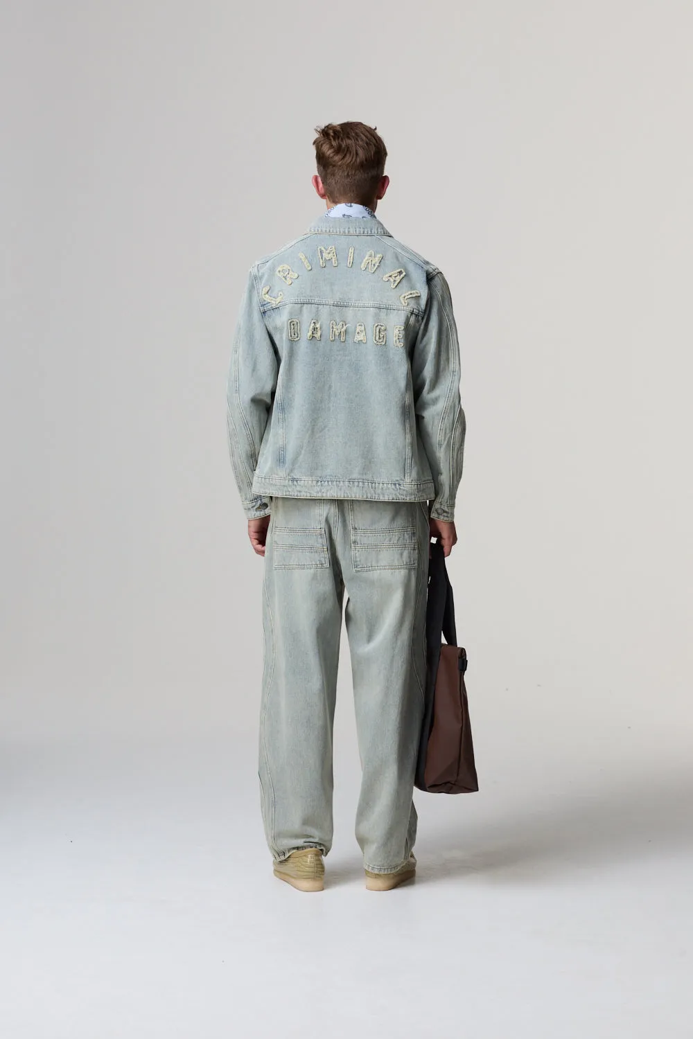 WAVY DENIM JACKET sold by Criminal Damage product image thumbnail 5