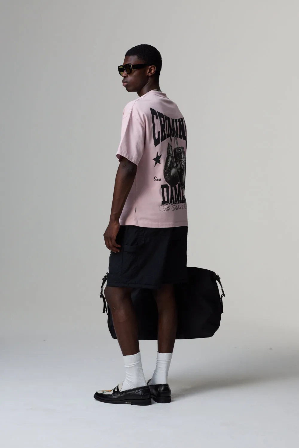 BOXING GYM T-SHIRT sold by Criminal Damage product image thumbnail 4