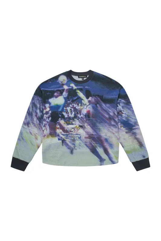 HAND OF GOD WAFFLE T-SHIRT made by Criminal Damage