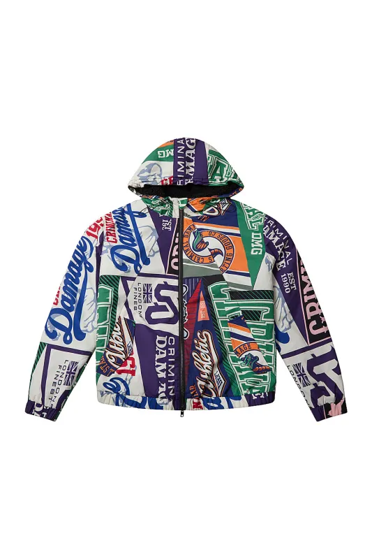 PRINTED FLAG JACKET made by Criminal Damage