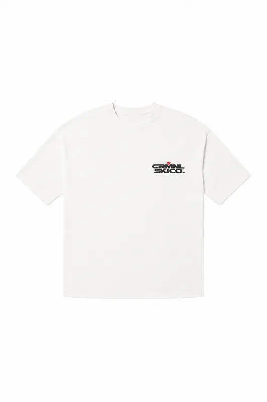 CRIMINAL SKI T-SHIRT made by Criminal Damage