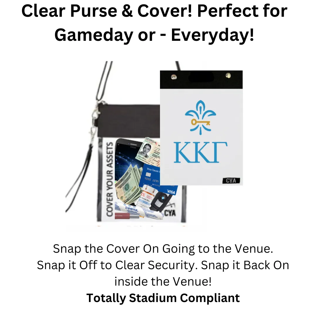 Kappa Kappa Gamma in Color - Tall Purse & Cover sold by CYA - Cover Your Assets product image thumbnail 3