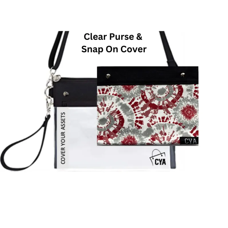 Buckeye Tie Dye - Wide - Purse & Cover sold by CYA - Cover Your Assets