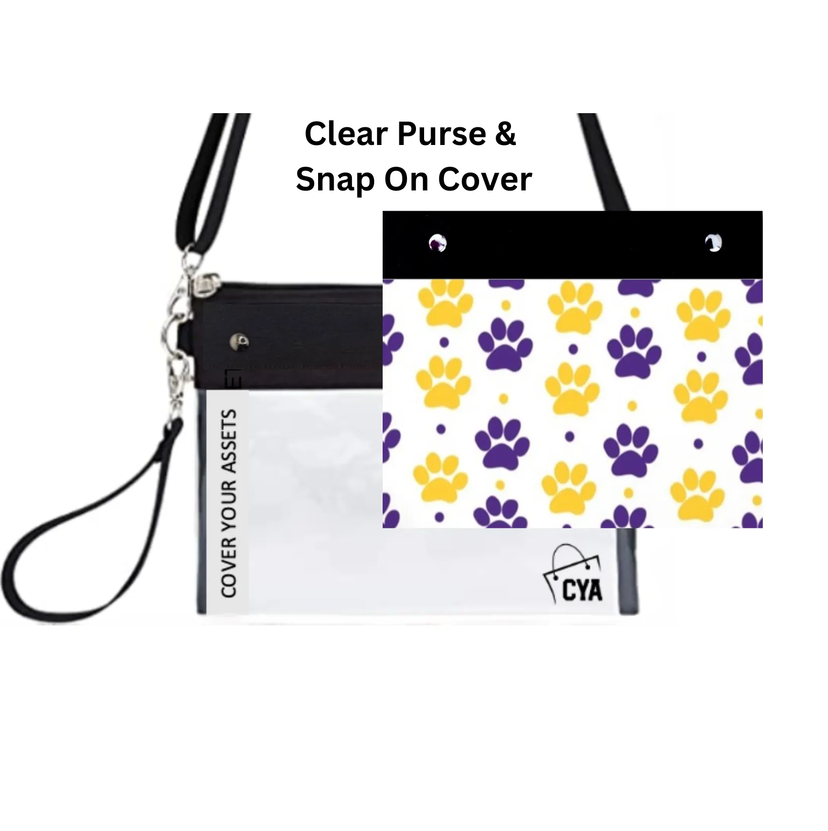 Paws - Wide - Purse & Cover sold by CYA - Cover Your Assets
