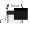 Black - Wide - Purse & Cover sold by CYA - Cover Your Assets
