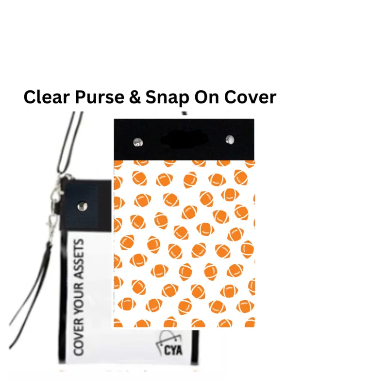 Orange Toss - Tall - Purse & Cover sold by CYA - Cover Your Assets