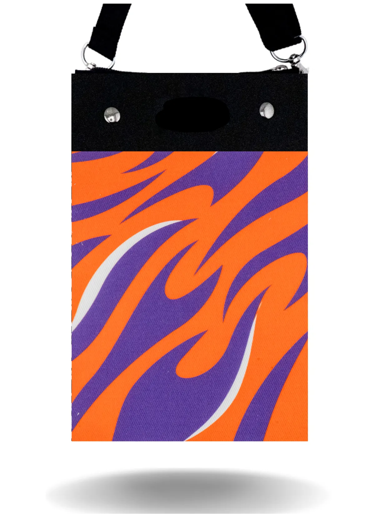Orange & Purple Stripes - Tall - Purse & Cover sold by CYA - Cover Your Assets product image thumbnail 2