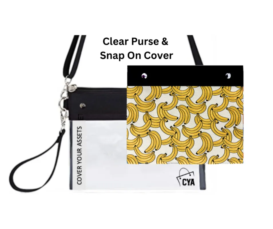 Bananas! Wide Purse & Cover sold by CYA - Cover Your Assets