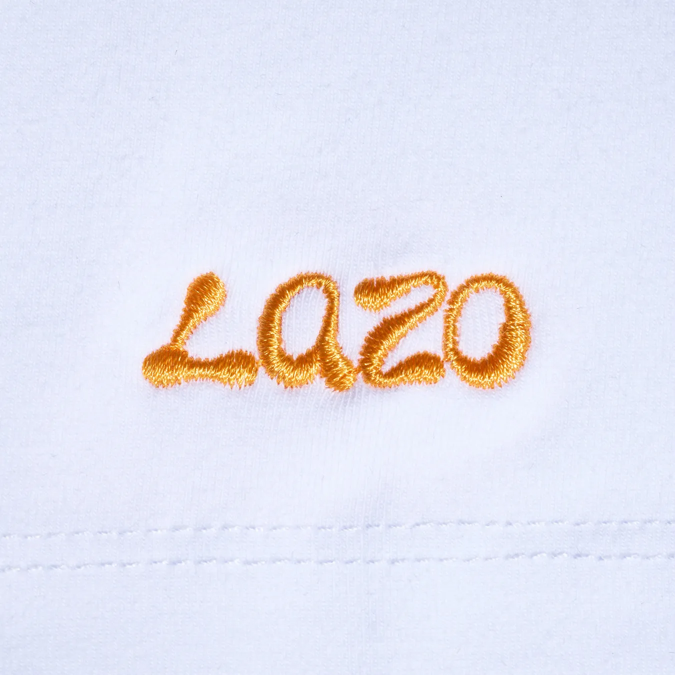 Lazo Fitted Crop Tank with Embroidery - White sold by Lazo product image thumbnail 3