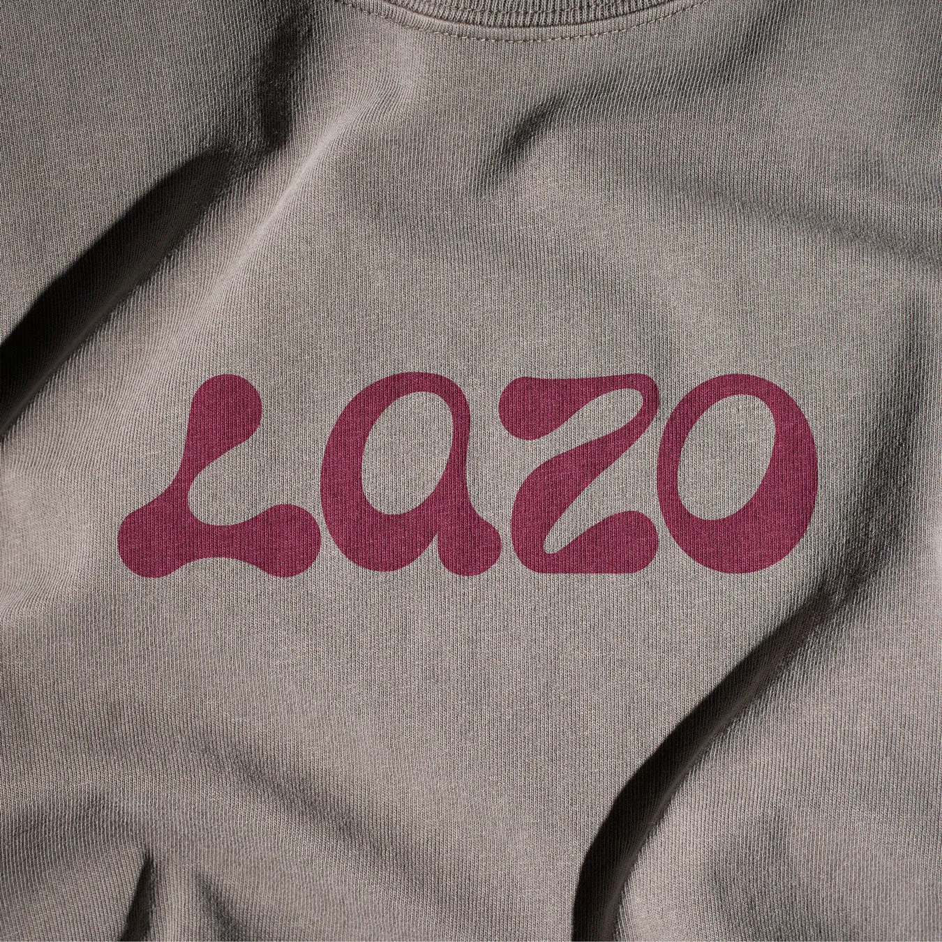 Lazo Crop Tee with Classic Logo - Gray sold by Lazo product image thumbnail 4