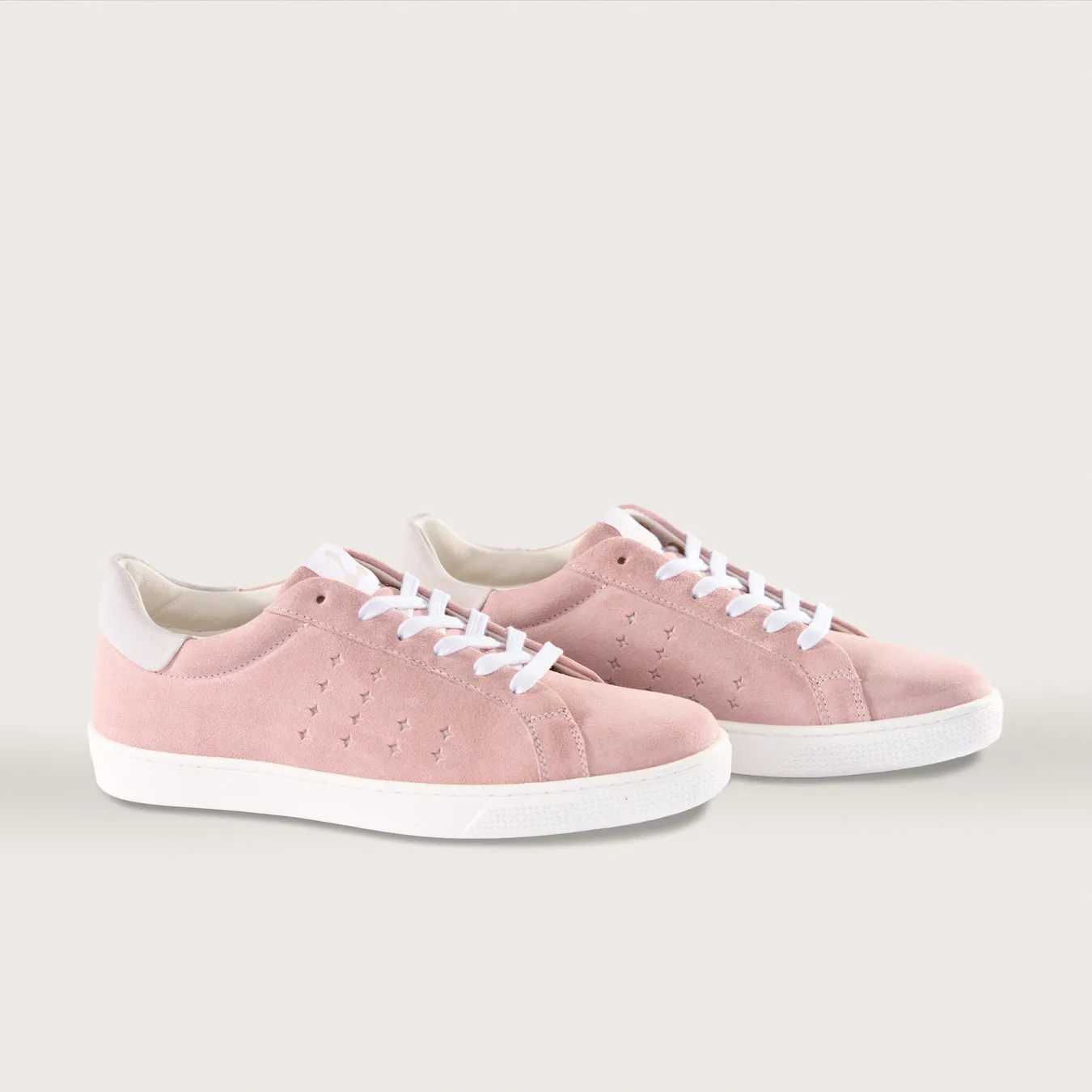 Halo Sneaker Tongue Graphic Morganite Pink/Milky Way White sold by Lazo