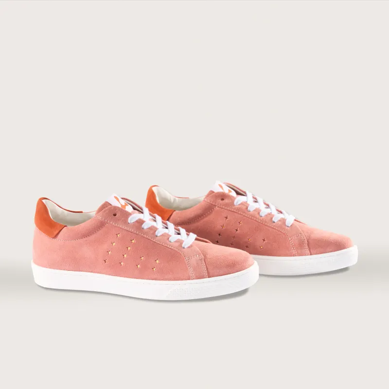 Halo Sneaker Tongue Graphic Andromeda Pink/Carnelian Orange sold by Lazo