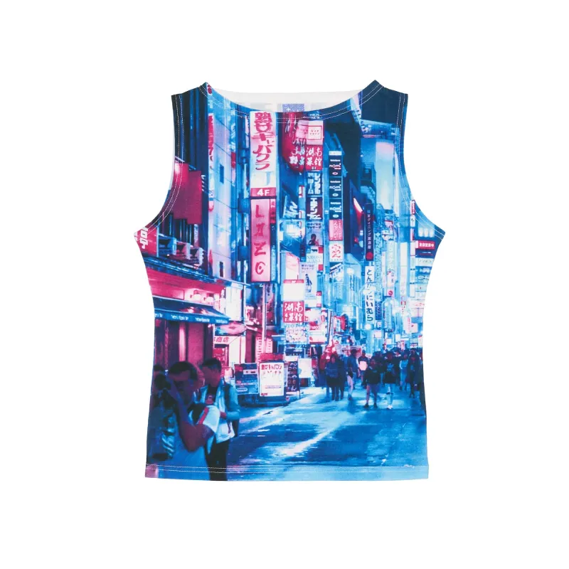Tokyo Street Tank Top sold by Lazo
