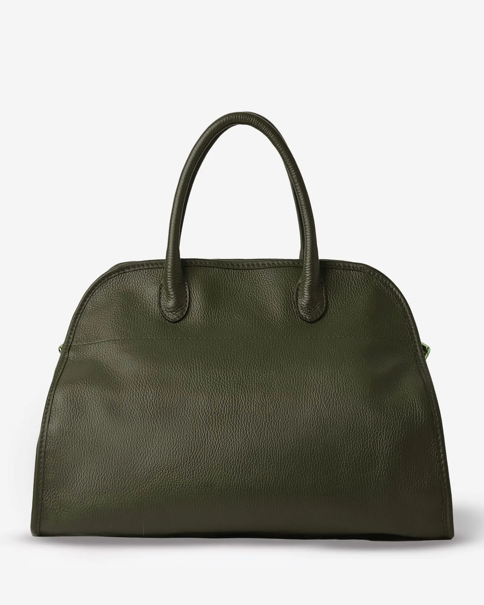 MADAME 43 EXTRA MAXI Olive Green Leather sold by MADBAG