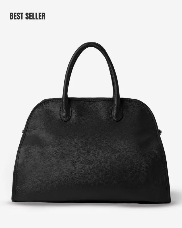 MADAME 43 EXTRA MAXI Black Leather sold by MADBAG