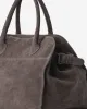 SOFT MADAME 37 MAXI Leather Suède Grey sold by MADBAG