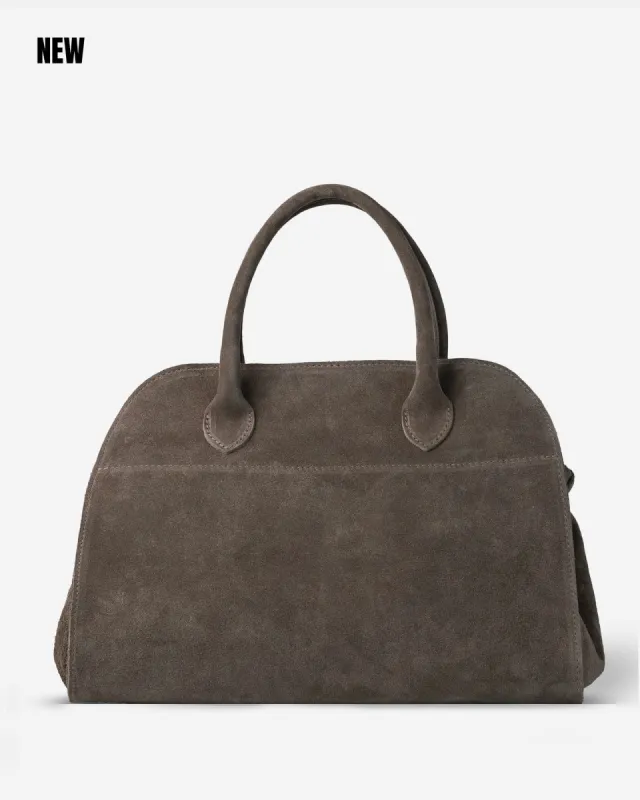 SOFT MADAME 37 MAXI Leather Suède Grey sold by MADBAG