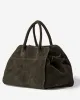 SOFT MADAME 37 MAXI Olive Green Suede Leather sold by MADBAG
