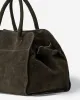 SOFT MADAME 37 MAXI Olive Green Suede Leather sold by MADBAG