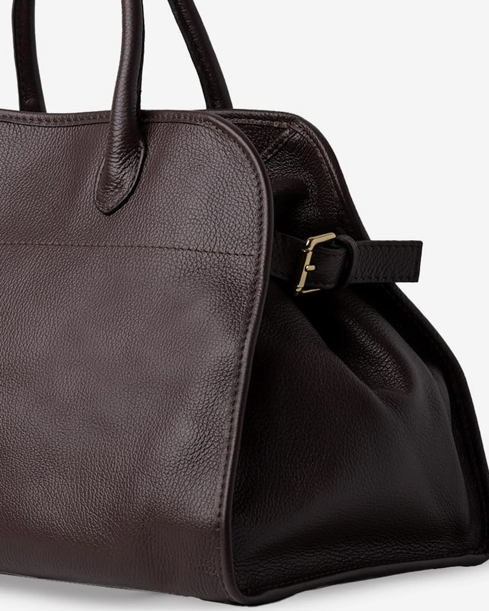 MADAME 43 EXTRA MAXI in Leather Dark Moka sold by MADBAG product image thumbnail 3