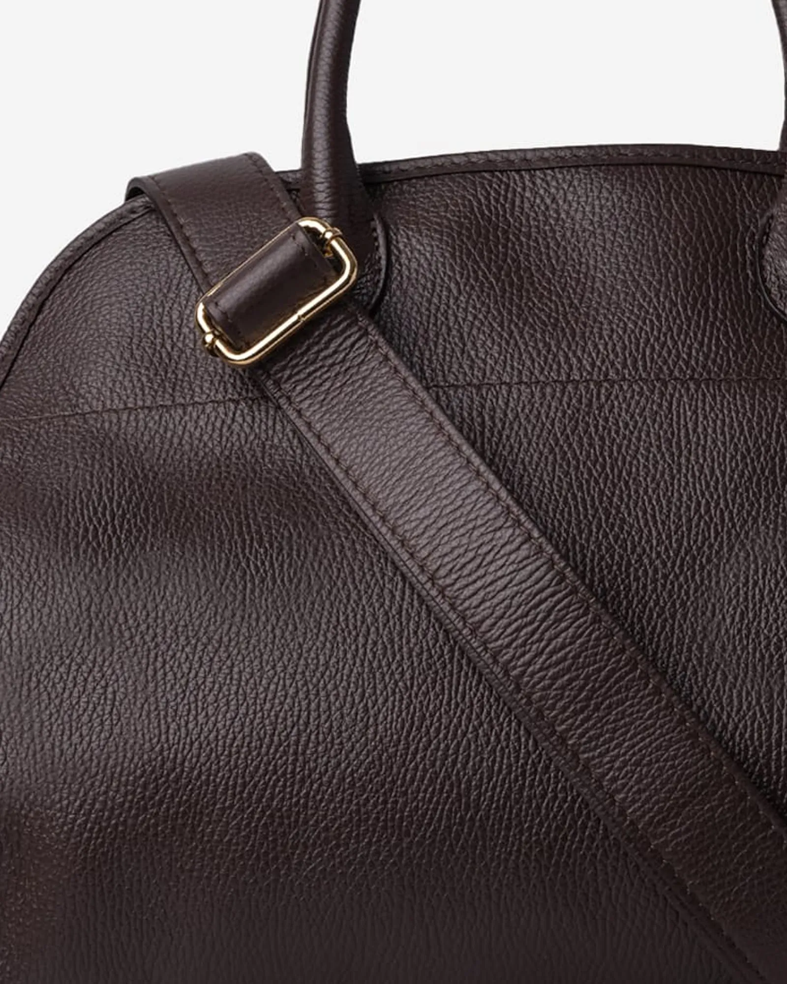 MADAME 43 EXTRA MAXI in Leather Dark Moka sold by MADBAG product image thumbnail 5