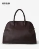 MADAME 43 EXTRA MAXI Moka Leather sold by MADBAG