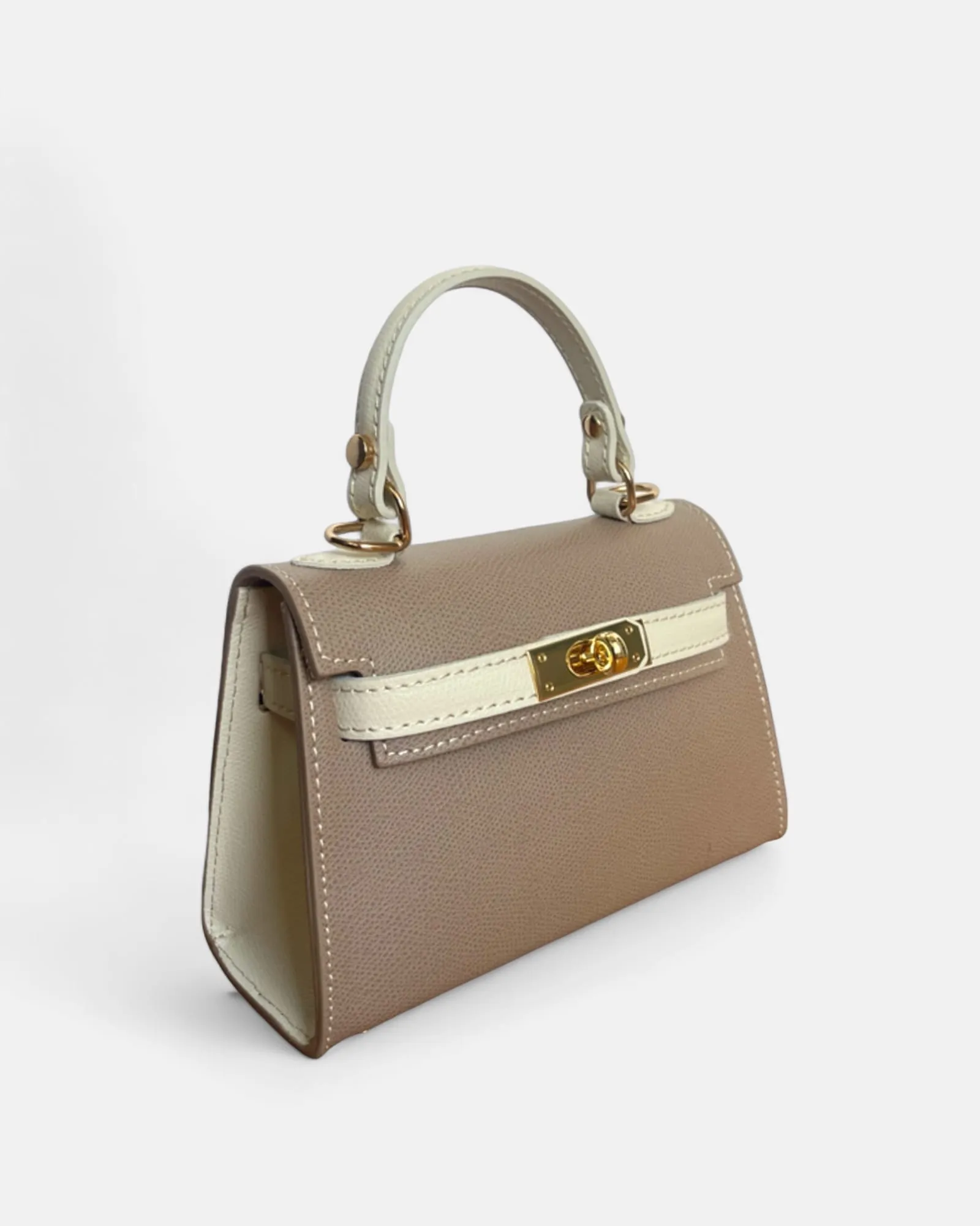 BUBBLE PARIS 20 Taupe/Cream Leather sold by MADBAG product image thumbnail 2