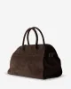 SOFT MADAME 39 MAXI Dark Moka Suede Leather sold by MADBAG