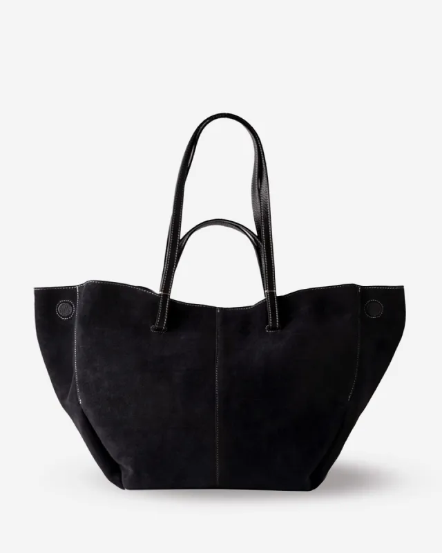 NAVONA Leather Suède Black sold by MADBAG