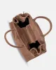 MADAME 43 EXTRA MAXI Dove Grey Suede Leather sold by MADBAG