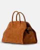 MADAME 43 EXTRA MAXI Suede Leather Camel sold by MADBAG