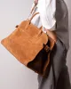 MADAME 43 EXTRA MAXI Suede Leather Camel sold by MADBAG