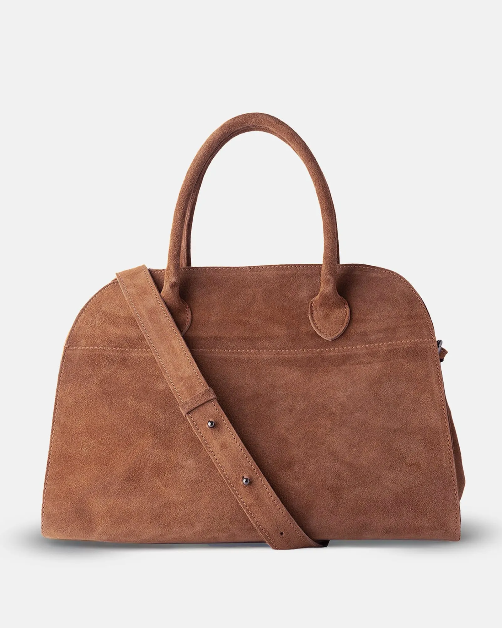 SOFT MADAME 37 MAXI Leather Suède Mocha Mousse sold by MADBAG product image thumbnail 3