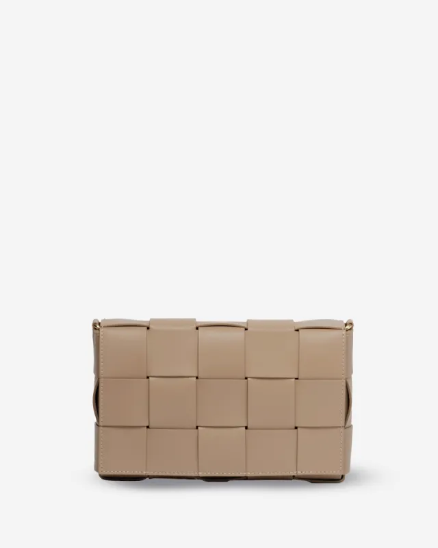 MINA Nappa Leather Toupe sold by MADBAG